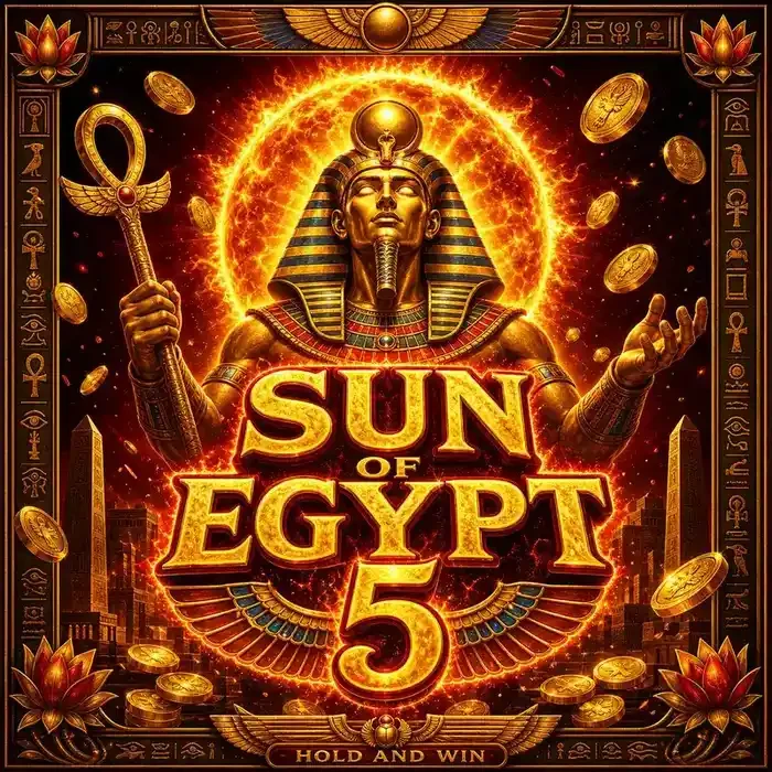 Sun of Egypt 5 — Misr fir'avni bilan maxsus belgilar va jekpot tizimi